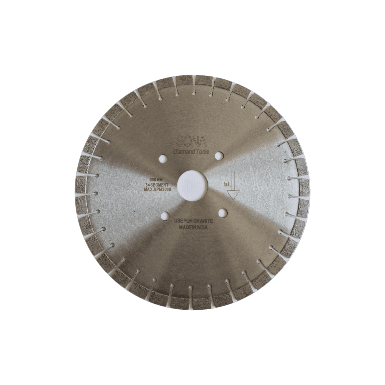 "Short T" segment blade for Granite